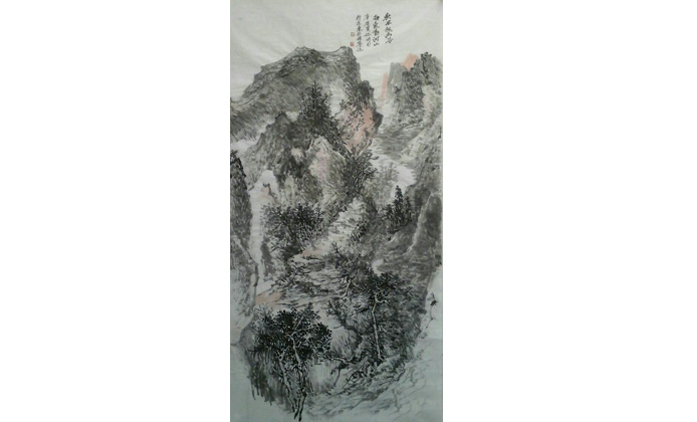 林旗峰-水墨山水