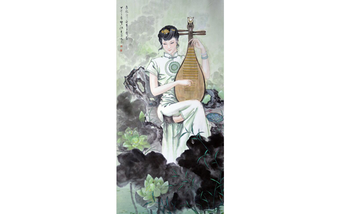 吴汉文-水墨人物