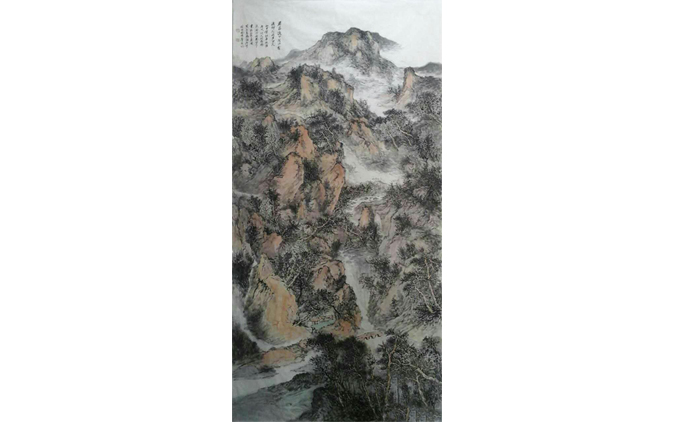 林旗峰-水墨山水
