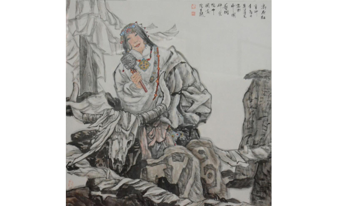 吴汉文-水墨人物