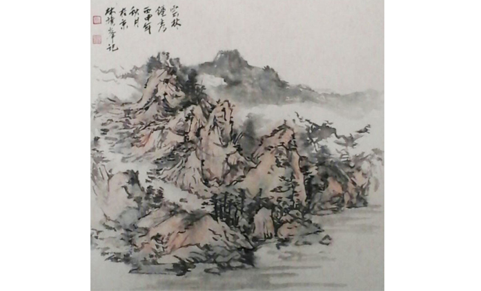 林旗峰-水墨山水