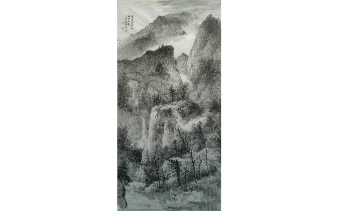 林旗峰-水墨山水