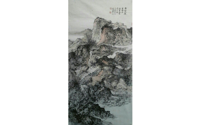 林旗峰-水墨山水