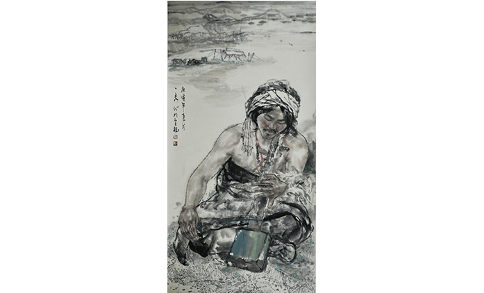 乔一秀-水墨人物