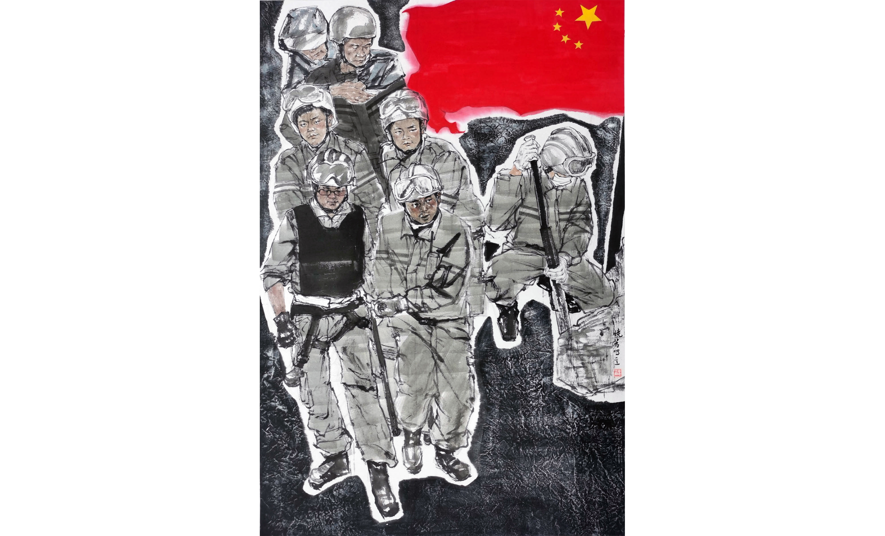 章晓芳  — 水墨人物