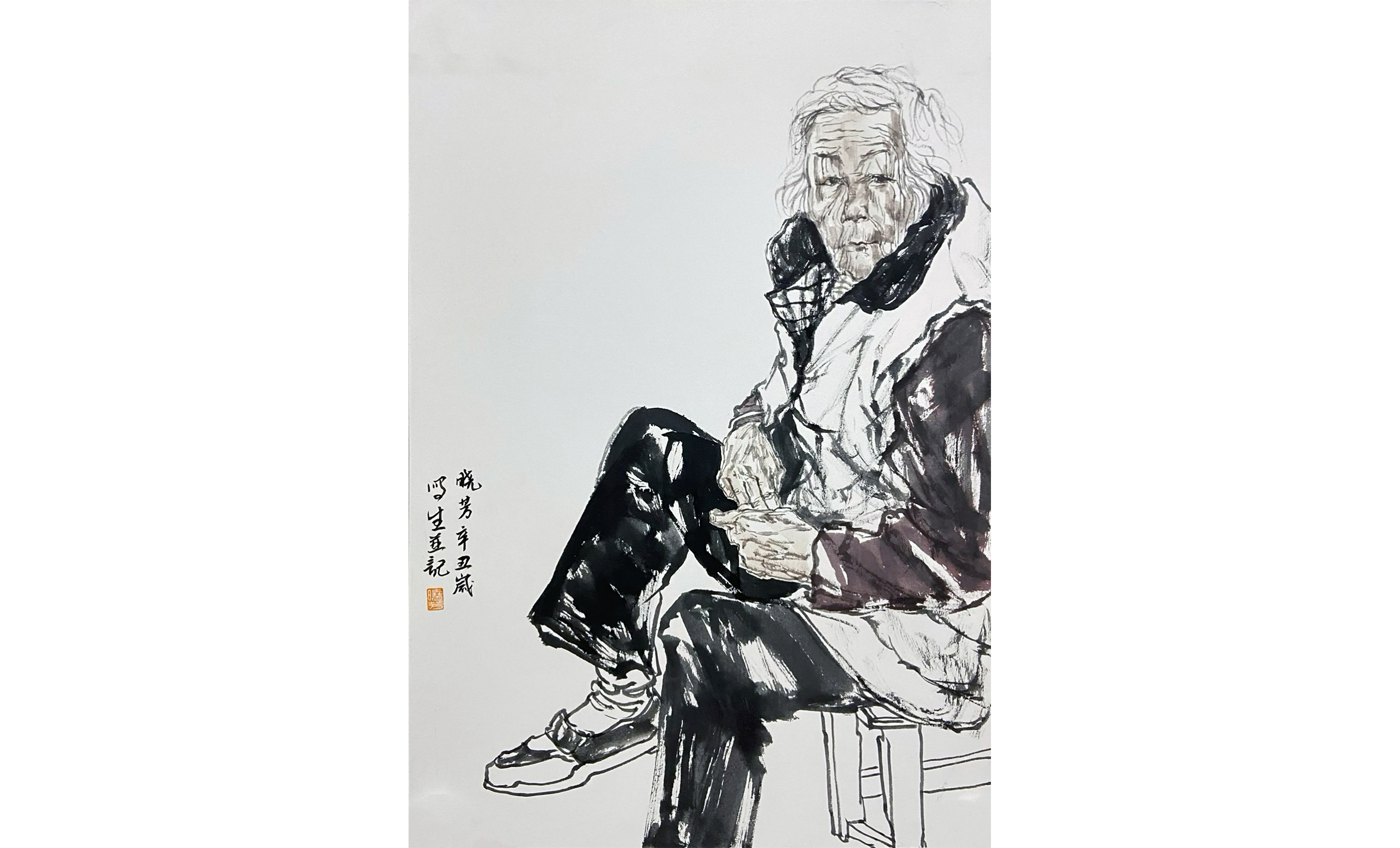 章晓芳  — 水墨人物